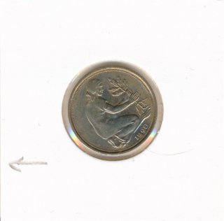 BRD 50 Pfennig 1990 A J.384a mit 300 Stempeldrehung*