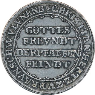 Braunschweig-Wolfenbttel 1622 Pfaffenfeindtaler* -Top-Qualitt